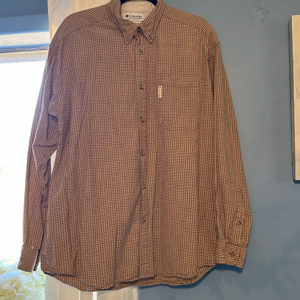 Vintage Columbia men’s button up long sleeve shirt size xl